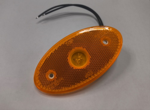 Габаритный фонарь с отражателем G19 led (боковой), эллипс