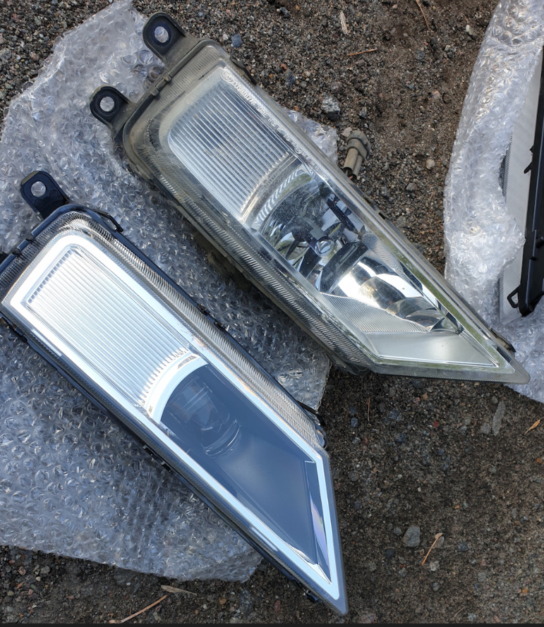 Противотуманные фары Фольксваген Тигуан 2, 2016- LED 5000К, 7 Вт, компл. MTF Light FL10TG