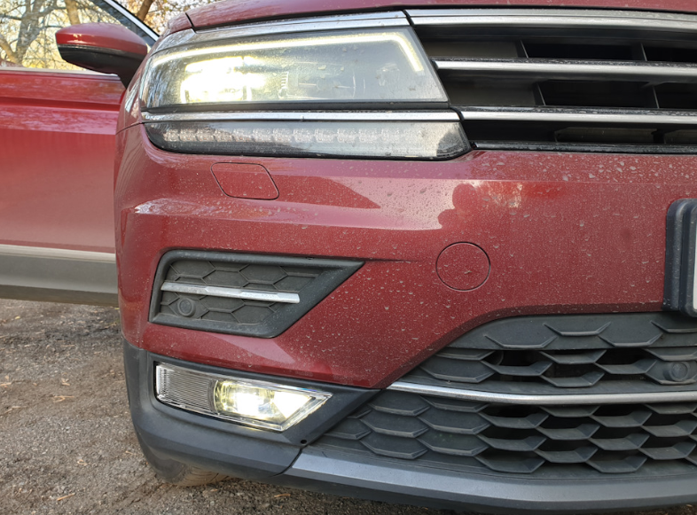 Противотуманные фары Фольксваген Тигуан 2, 2016- LED 5000К, 7 Вт, компл. MTF Light FL10TG