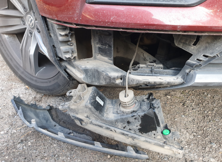 Противотуманные фары Фольксваген Тигуан 2, 2016- LED 5000К, 7 Вт, компл. MTF Light FL10TG